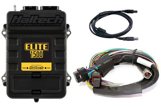 Haltech Elite 1500 Standalone ECU: Fits Most Models w/ 8 Foot Long Basic Flying Lead Harness