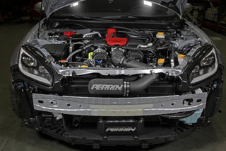 Perrin Cold Air Intake (Wrinkle Black): Toyota GR86 & Subaru BRZ 2.4L 2022 - 2026