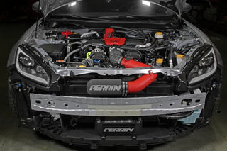Perrin Cold Air Intake (Wrinkle Red): 	Toyota GR86 & Subaru BRZ 2.4L 2022 - 2026