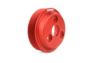 Perrin Water Pump Pulley (Red): Toyota GR86 & Subaru BRZ 2.4L 2022 - 2026