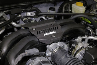 Perrin Engine Cover (Black): Toyota GR86 & Subaru BRZ 2.4L 2022 - 2026