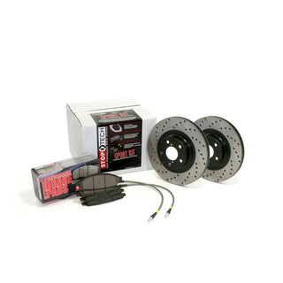 Stoptech Drilled Sport Brake Kit (Front & Rear): Scion tC 2005 - 2010