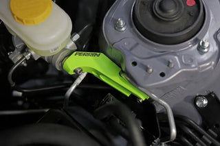 Perrin Performance Neon Yellow Brake Master Cylinder Brace: Fits Most FR-S/BRZ/86/GR86