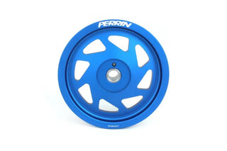 Perrin Lightweight Crank Pulley (Blue): Toyota GR86 & Subaru BRZ 2.4L 2022 - 2026