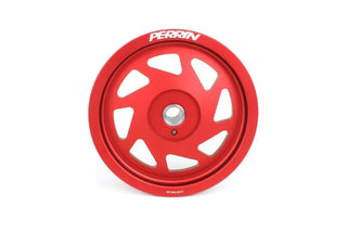 Perrin Lightweight Crank Pulley (Red): Toyota GR86 & Subaru BRZ 2.4L 2022 - 2026