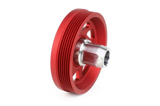 Perrin Lightweight Crank Pulley (Red): Toyota GR86 & Subaru BRZ 2.4L 2022 - 2026