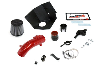 HPS Shortram Air Intake Kit: Scion iM 2016 1.8L w/ Heat Shield w/ Red