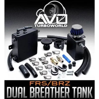 AVO Turboworld Dual Breather Tank Kit: Fits Most FR-S/BRZ/86 Models