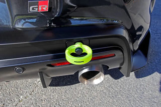 Perrin Rear Tow Hook Kit (Yellow): Toyota GR Supra 2020-2026
