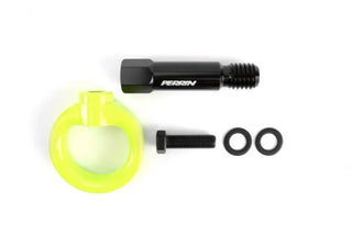 Perrin Rear Tow Hook Kit (Yellow): Toyota GR Supra 2020-2026