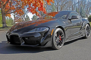 Perrin Front Tow Hook Kit (Black): Toyota GR Supra 2020 - 2026