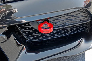 Perrin Front Tow Hook Kit (Red): Toyota GR Supra 2020 - 2026