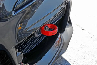 Perrin Front Tow Hook Kit (Red): Toyota GR Supra 2020 - 2026