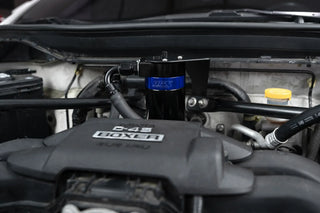 HPS Aluminum Oil Catch Can Kit: Subaru BRZ 2013 - 2020 2.0L FA20D (Blue)