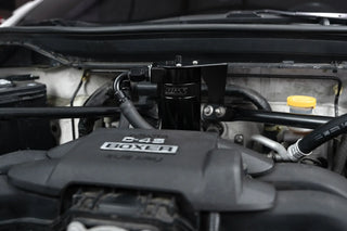 HPS Performance Aluminum Oil Catch Can Kit: Subaru BRZ 2013 - 2020 2.0L FA20D, Black
