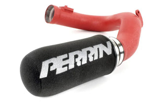 Perrin Cold Air Intake Wrinkle Red: Fits Most FR-S, BRZ & Toyota 86 with Automatic Transmission