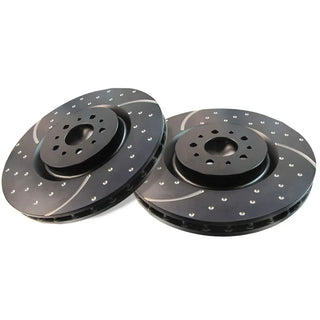EBC 3GD Dimpled & Slotted Front Brake Rotors: Scion iQ 2012 - 2016