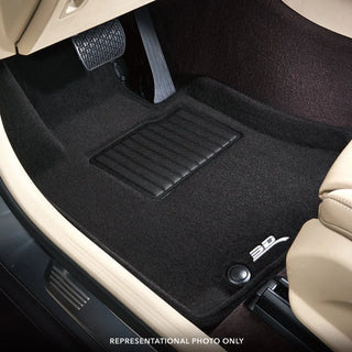 3D MAXpider Kagu Front Floormats (Black): Toyota GR86 & Subaru BRZ 2.4L 2022 - 2026