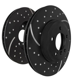 EBC GD Dimpled & Slotted Front Brake Rotors: Fits Most Subaru BRZ, Toyota 86, GR86, FR-S