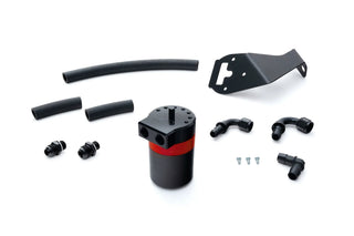 HPS Aluminum Oil Catch Can Kit: Fits Subaru BRZ, Toyota 86 & Scion FR-S