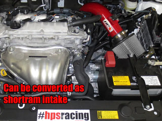 HPS Cold Air Intake Kit: Scion tC 2011 - 2016 Converts to Shortram, Red