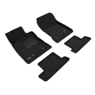 3D MAXpider Elegant Floormats Set (Black, Both Rows): Toyota GR86 2022 - 2026