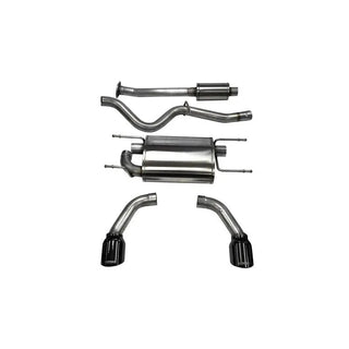 CORSA Performance Black Sport Cat-Back Exhaust: Fits Most BRZ/FR-S/86 Models