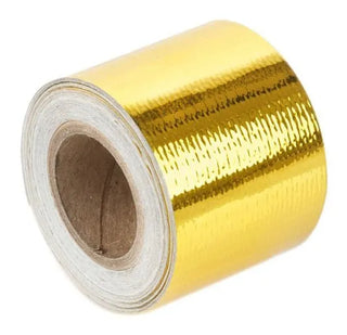 Torque Solution Gold Reflective Heat Tape 2.0 Inch X 30 Feet: Fits Most Models