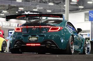 AlphaRex LUXX LED Tail Lights (Alpha-Black): Toyota GR86 & Subaru BRZ 2.4L 2022 - 2026