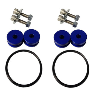 Torque Solution Billet Bumper Quick Release Kit Blue: Fits Most Models