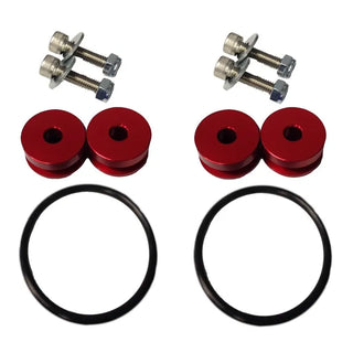 Torque Solution Billet Bumper Quick Release Kit Red: Fits Most Models