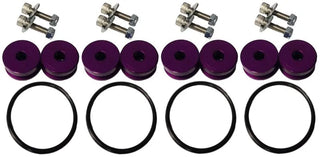 Torque Solution Billet Bumper Quick Release Kit (FRONT AND REAR): Fits Most Models Purple
