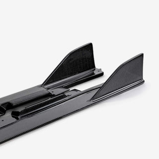 Seibon MB Carbon Fiber Side Skirts (PAIR): Toyota GR86 & Subaru BRZ 2.4L 2022 - 2026