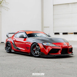 Seibon MB Carbon Fiber Side Skirts: Toyota GR Supra 2020 - 2026