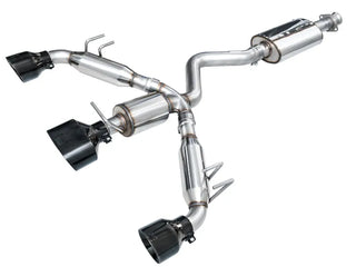 AWE Touring Edition Cat-Back Exhaust (Black Tips): Toyota GR Corolla 1.6L Turbo 2023 - 2024