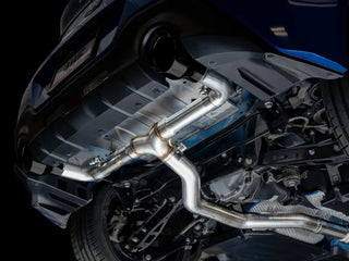 AWE Track Edition Cat-Back Exhaust (Black Tips): Toyota GR86 & Subaru BRZ 2.4L 2022 - 2024
