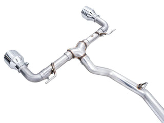 AWE Track Edition Cat-Back Exhaust (Polished Tips): Toyota GR86 & Subaru BRZ 2.4L 2022 - 2024