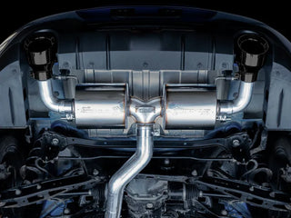 AWE Touring Edition Cat-Back Exhaust (Black Tips): Toyota GR86 & Subaru BRZ 2.4L 2022 - 2024