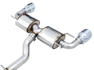 AWE Touring Edition Cat-Back Exhaust (Polished Tips): Toyota GR86 & Subaru BRZ 2.4L 2022 - 2024
