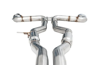 AWE Resonated Track Edition Cat-Back Exhaust (Polished Tips): Toyota GR Supra 3.0L Turbo 2020 - 2024
