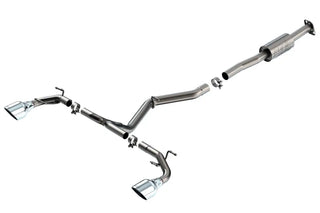 Borla ATAK Cat-Back Exhaust System (Polished Tips): Toyota GR86 & Subaru BRZ 2.4L 2022 - 2024