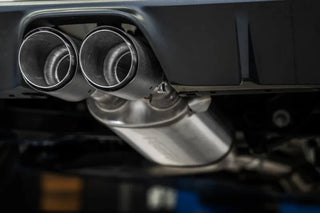 MBRP Cat Back Exhaust System (Dual Center Exit, Carbon Fiber Tips): Toyota GR Corolla 23-24