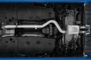 MBRP Cat Back Exhaust System (Dual Center Exit, Carbon Fiber Tips): Toyota GR Corolla 23-24
