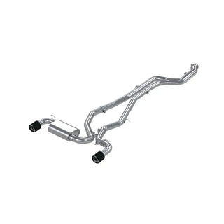 MBRP Active Profile Cat Back Exhaust System w/ Carbon Fiber Tips: Toyota GR Supra 20-24