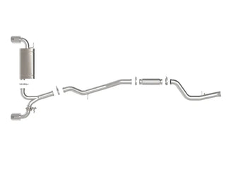 Takeda Cat-Back Exhaust System (w/ Polished Tips): Toyota GR Supra 2.0L Turbo 2021 - 2024