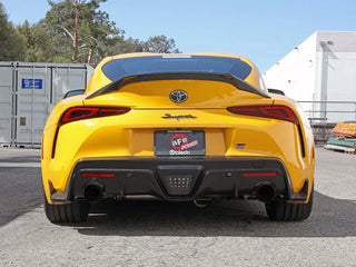Takeda Cat-Back Exhaust System (w/ Black Tips): Toyota GR Supra 2.0L Turbo 2021 - 2024