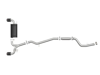 Takeda Cat-Back Exhaust System (w/ Carbon Fiber Tips): Toyota GR Supra 3.0L Turbo 2020 - 2024