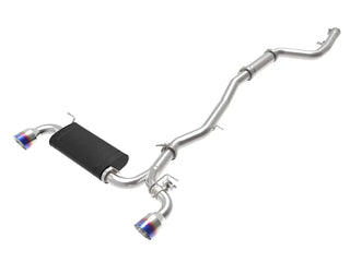 Takeda Cat-Back Exhaust System (w/ Titanium Tips): Toyota GR Supra 3.0L Turbo 2020 - 2024