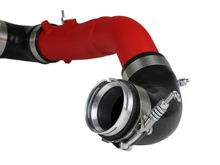 AFE BladeRunner Aluminum Hot Charge Pipe (Red): Toyota GR Supra 3.0L Turbo 2020 - 2024