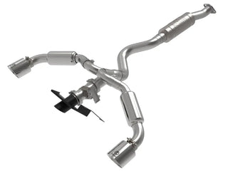 aFe Gemini XV Cat-Back Exhaust System: Fits 2023-2024 Toyota GR Corolla 1.6L Turbo